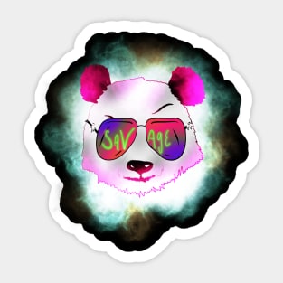 Savage Panda Sticker